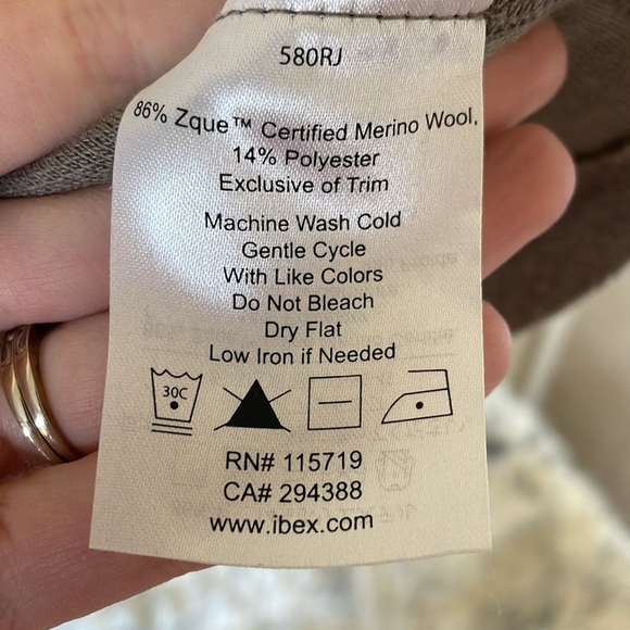 Ibex Men’s Merino Wool Half Zip Pullover Sweater L Tan/Brown Outerwear Neutral - Picture 3 of 10